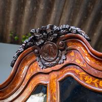 Marquetry Bombe Fronted Display Cabinet (6 of 14) Marquetry Bombe Fronted Display Cabinet (6 of 14)