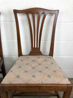 Two Similar Edwardian Mahogany Frame Chairs with Fabric Seats (6 of 11) Two Similar Edwardian Mahogany Frame Chairs with Fabric Seats (6 of 11)