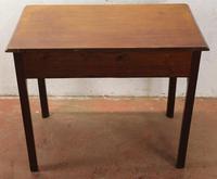 1880's Mahogany Side Table with Drawer (4 of 4) 1880's Mahogany Side Table with Drawer (4 of 4)