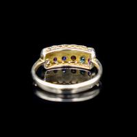 Antique REGARD and Pearl Acrostic Multi Gemstone 9ct Gold Ring Band (8 of 10) Antique REGARD and Pearl Acrostic Multi Gemstone 9ct Gold Ring Band (8 of 10)