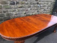 Antique Mahogany 9ft Wind Out Extending Dining Table (12 of 14) Antique Mahogany 9ft Wind Out Extending Dining Table (12 of 14)