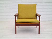 Danish Design by Illum Wikkelsø Armchair "Capella" Series, 70s, Teak, Renovated-reupholstered (2 of 13) Danish Design by Illum Wikkelsø Armchair "Capella" Series, 70s, Teak, Renovated-reupholstered (2 of 13)