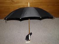 Antique Ladies Black Canopy Umbrella & Repousse GP Collar With Vacant Cartouche (2 of 11) Antique Ladies Black Canopy Umbrella & Repousse GP Collar With Vacant Cartouche (2 of 11)