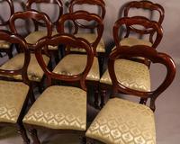 Set of 12 Victorian Mahogany Balloon Back Dining Chairs (3 of 10) Set of 12 Victorian Mahogany Balloon Back Dining Chairs (3 of 10)
