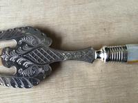 Victorian Silver Plated and Silver Ferrule & Mother of Pearl Handle Bread / Meat Fork (4 of 4) Victorian Silver Plated and Silver Ferrule & Mother of Pearl Handle Bread / Meat Fork (4 of 4)