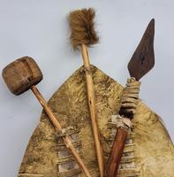 African Cow Hide Mini Zulu Shield (5 of 8) African Cow Hide Mini Zulu Shield (5 of 8)