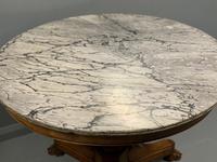 Large French Empire Marble Top Gueridon Table (8 of 8) Large French Empire Marble Top Gueridon Table (8 of 8)