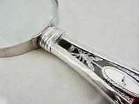 Victorian Silver & Pique Tortoiseshell Desk Magnifying Glass by Thomas Henry Blake, Sheffield 1895 (5 of 6) Victorian Silver & Pique Tortoiseshell Desk Magnifying Glass by Thomas Henry Blake, Sheffield 1895 (5 of 6)