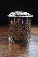 Antique Solid Silver Tea Caddy (3 of 5) Antique Solid Silver Tea Caddy (3 of 5)