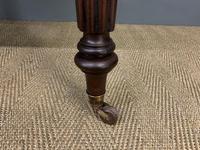 Victorian Mahogany 2 Drawer Reeded Leg Writing Table (5 of 15) Victorian Mahogany 2 Drawer Reeded Leg Writing Table (5 of 15)