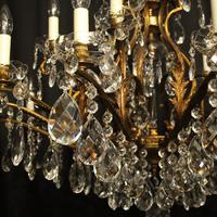 Italian Gilt & Crystal 22 Light Antique Chandelier (7 of 10) Italian Gilt & Crystal 22 Light Antique Chandelier (7 of 10)