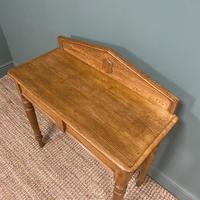 Quality Victorian Golden Oak Antique Hall Table (3 of 7) Quality Victorian Golden Oak Antique Hall Table (3 of 7)