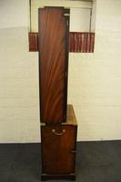 Quality Mahogany Campaign Bookcase on Chest (4 of 9) Quality Mahogany Campaign Bookcase on Chest (4 of 9)