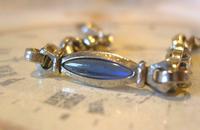Antique Pocket Watch Chain 1920s Art Nouveau Chrome & Vivid Blue Glass Albert (6 of 11) Antique Pocket Watch Chain 1920s Art Nouveau Chrome & Vivid Blue Glass Albert (6 of 11)