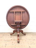 Victorian Mahogany Circular Snap Top Table (9 of 10) Victorian Mahogany Circular Snap Top Table (9 of 10)