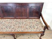 Antique George III Oak Settle Bench (3 of 10) Antique George III Oak Settle Bench (3 of 10)