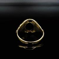 Antique Victorian Blue Sardonyx Signet 18ct 18K Yellow Gold Mourning Ring (10 of 10) Antique Victorian Blue Sardonyx Signet 18ct 18K Yellow Gold Mourning Ring (10 of 10)