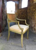 French Painted Regency Elbow Chair (5 of 9) French Painted Regency Elbow Chair (5 of 9)