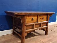 Chinese 19th Century Elm Altar Prayer Coffee Table 'Qing Dynasty' (7 of 8) Chinese 19th Century Elm Altar Prayer Coffee Table 'Qing Dynasty' (7 of 8)