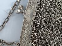 Silver Plate Chinese Chainmail Purse (4 of 7) Silver Plate Chinese Chainmail Purse (4 of 7)