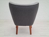 Danish lounge armchair, 60s, furniture wool, completely reupholstered (10 of 17) Danish lounge armchair, 60s, furniture wool, completely reupholstered (10 of 17)