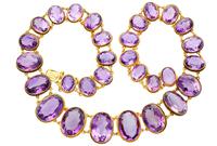274.91ct Amethyst & 18ct Yellow Gold Rivière Necklace - Antique Victorian (3 of 12) 274.91ct Amethyst & 18ct Yellow Gold Rivière Necklace - Antique Victorian (3 of 12)