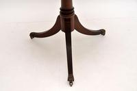 Antique Regency Style Mahogany & Leather Drum Table (7 of 9) Antique Regency Style Mahogany & Leather Drum Table (7 of 9)
