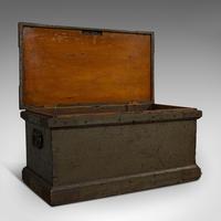 Antique Workman's Trunk, English, Pine, Carriage Chest, Victorian c.1880 (8 of 11) Antique Workman's Trunk, English, Pine, Carriage Chest, Victorian c.1880 (8 of 11)