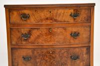 Antique Burr Walnut Bow Front Chest of Drawers (8 of 9) Antique Burr Walnut Bow Front Chest of Drawers (8 of 9)