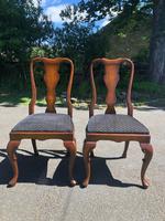 Pair of Antique Queen Anne Style Walnut Side Chairs c.1910 (2 of 7) Pair of Antique Queen Anne Style Walnut Side Chairs c.1910 (2 of 7)