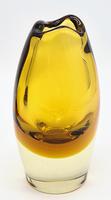 Flavio Poli for Seguso Vintage Murano Glass Golden Amber Vase (4 of 7) Flavio Poli for Seguso Vintage Murano Glass Golden Amber Vase (4 of 7)
