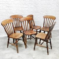 6x Windsor Slatback Kitchen Chairs (5 of 7) 6x Windsor Slatback Kitchen Chairs (5 of 7)
