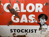 Vintage Original English 1950's Enamel Advertising Sign Calor Gas Stockist (13 of 22) Vintage Original English 1950's Enamel Advertising Sign Calor Gas Stockist (13 of 22)