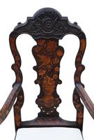 18th Century Dutch Marquetry Elbow Armchair (4 of 7) 18th Century Dutch Marquetry Elbow Armchair (4 of 7)