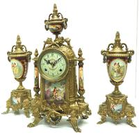 Vintage Sevres Mantel Clock Garniture 8 Day Striking Ormolu Mantel Clock (2 of 14) Vintage Sevres Mantel Clock Garniture 8 Day Striking Ormolu Mantel Clock (2 of 14)