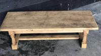 Antique Bleached Oak Coffee Table (4 of 9) Antique Bleached Oak Coffee Table (4 of 9)