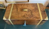 Victorian Brass-bound Walnut Writing Slope with Secret Drawers (9 of 39) Victorian Brass-bound Walnut Writing Slope with Secret Drawers (9 of 39)