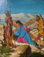 Lovely 19th Century Religious Old Master Christ & Cross Oil Painting - Set 14 Available (3 of 19) Lovely 19th Century Religious Old Master Christ & Cross Oil Painting - Set 14 Available (3 of 19)