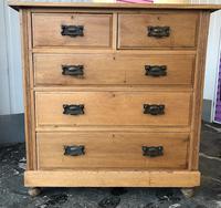 Arts And Crafts Glasgow Style antique 2 over 3 Chest of Drawers in Blond Oak (3 of 8) Arts And Crafts Glasgow Style antique 2 over 3 Chest of Drawers in Blond Oak (3 of 8)