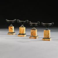 Fine Collection of Early 19th Century Grand Tour Bronze & Marble Empire Tazzas (8 of 9) Fine Collection of Early 19th Century Grand Tour Bronze & Marble Empire Tazzas (8 of 9)