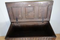 Carved Oak Two Drawer Coffer (7 of 7) Carved Oak Two Drawer Coffer (7 of 7)