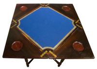 A Late Victorian Inlaid Rosewood Envelope Card Table (3 of 9) A Late Victorian Inlaid Rosewood Envelope Card Table (3 of 9)