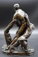 Late 19th Century Bronze of Milo of Croton by Puget (2 of 5) Late 19th Century Bronze of Milo of Croton by Puget (2 of 5)