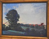 Landscape At Daybreak, Oil Painting by Sylvie Plessy (3 of 6) Landscape At Daybreak, Oil Painting by Sylvie Plessy (3 of 6)