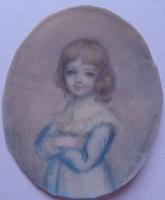 Watercolour Portrait Miniature Georgiana Duke of Devonshire 's Daughter c.1790 (4 of 13) Watercolour Portrait Miniature Georgiana Duke of Devonshire 's Daughter c.1790 (4 of 13)