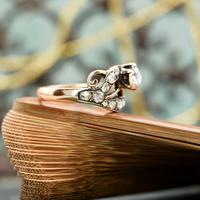The Antique Victorian Eleven Diamond Tulip Ring (4 of 5) The Antique Victorian Eleven Diamond Tulip Ring (4 of 5)