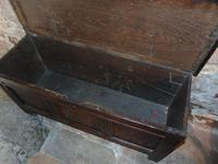 Early Oak Paneled Front Coffer (5 of 7) Early Oak Paneled Front Coffer (5 of 7)