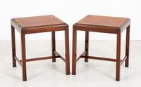 Simple Pair of Mahogany End Tables (3 of 4) Simple Pair of Mahogany End Tables (3 of 4)