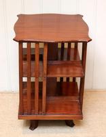 Edwardian Small Proportioned Low Mahogany Revolving Bookcase (8 of 10) Edwardian Small Proportioned Low Mahogany Revolving Bookcase (8 of 10)