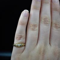 Antique Victorian Old Cut Diamond Three Stone Trilogy 18ct Gold Scroll Ring (8 of 10) Antique Victorian Old Cut Diamond Three Stone Trilogy 18ct Gold Scroll Ring (8 of 10)
